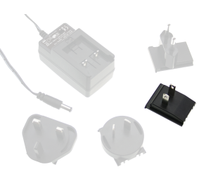 US AC Plug for GE Series Interchangeable Plugtop Adapters from Meanwell