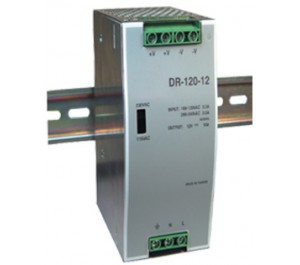 Mean Well DR-120-12 120W 12V 10A  Single Output AC-DC DIN RAIL Power Supply from power Supplies Online