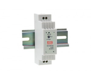 Mean Well DR-15-24 15.2W 24V 0.63A  Single Output AC-DC DIN RAIL Power Supply from Power Supplies Online