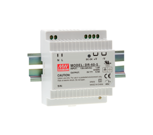 Mean Well DR-60-12 54W 12V 4.5A Single Output AC-DC DIN RAIL Power Supply from Power Supplies Online