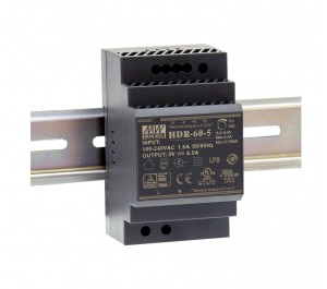 HDR-60-12 32.5W 5V 6.5A Ultra Slim Din Rail Power Supply
