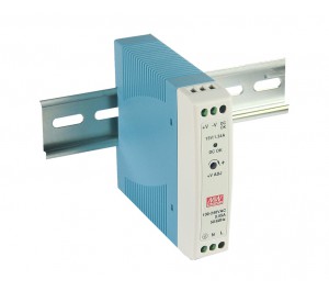 Mean Well MDR-20-12 20W 12V 1.67A Single Output AC-DC DIN RAIL Power Supply from Power Supplies Online