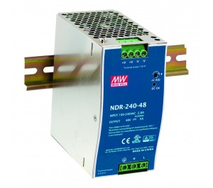 NDR-240-24 Single Output Din Rail Power Supply