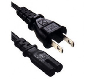 PC032 is a Flat USA Plug to Figure of 8 Connector Mains Lead