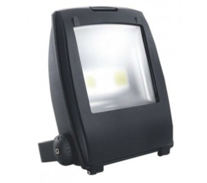 80W IP65 Rated Compact High Power Energy Saving Cool White LED Floodlight 