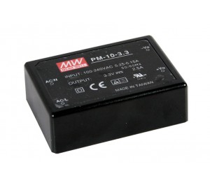 PM-10-12 10.2W 12V 0.85A Encapsulated Power Supply