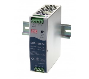 SDR-120-24 120W 24V 5A Industrial DIN RAIL Power Supply with PFC Function