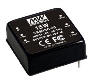 SKM15C-12 15W 12V 125 ~ 1250mA Converter