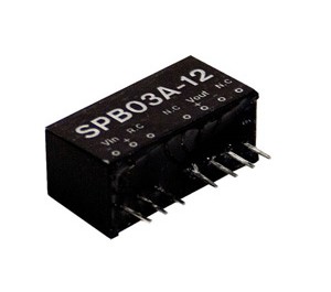 SPB03E-12 3W 12V 25 ~ 250mA DC-DC Regulated Converter