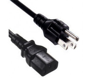 USA Mains Lead - IEC320 C13 to 3 Pin USA Plug