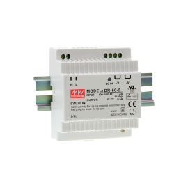 Mean Well DR-60-12 54W 12V 4.5A Single Output AC-DC DIN RAIL Power Supply from Power Supplies Online