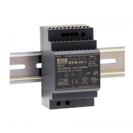 HDR-60-12 32.5W 5V 6.5A Ultra Slim Din Rail Power Supply