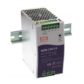 WDR-240-24 240W 24V 10A Industrial DIN RAIL Power Supply